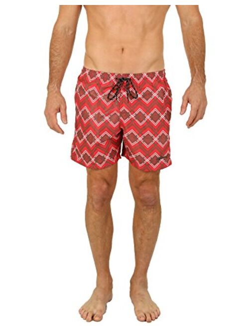 UZZI Men's Swim Shorts Dry Fast Microfiber Trunks Surf