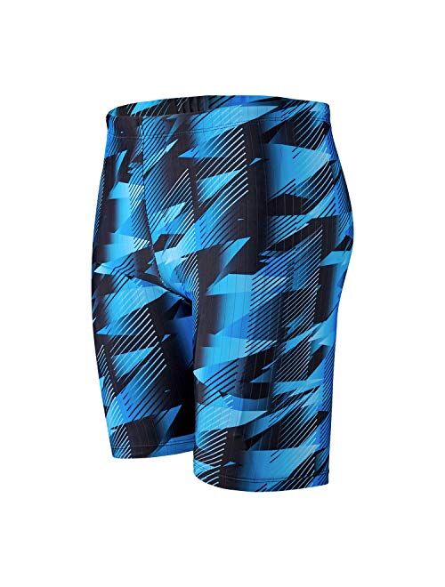 Buy JOJO LEMON Swimming Jammers for Men and Boys with Spandex Swim ...