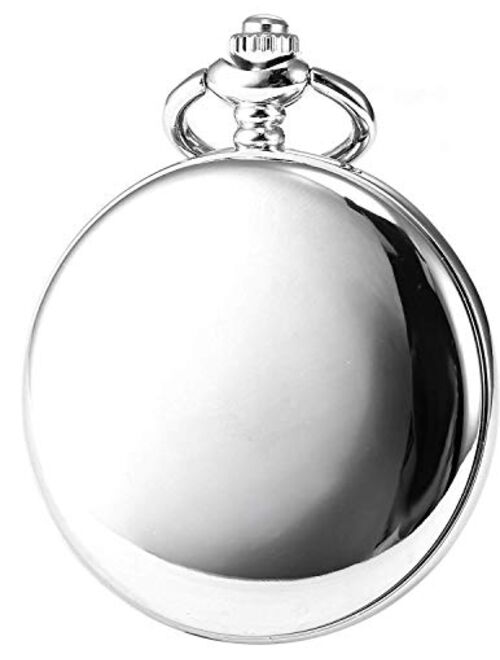 Retro Grandpa/Dad Pendant Gift for Quartz Pocket Watch + Chain