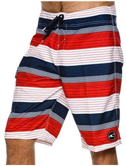 Men's 21 Inch Outseam Ultrasuede Swim Boardshort