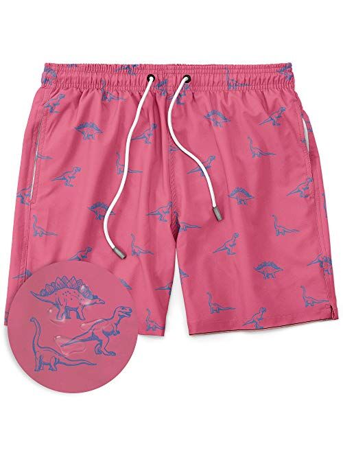 Visive Mens Swim Trunks Elastic Waist Drawstring Shorts from Small - 2XL