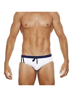 UXH New Men's Tigh Swimming Briefs whiteTrunks Swimwear Swimsuit Water Repellent Man Beach Short Men Swim Suit