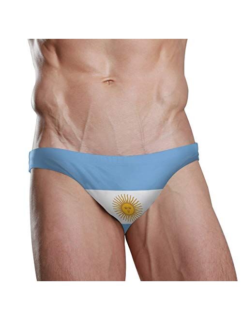 Sexy Swim Brief Bikini National Flag Beach Athletic Swimwear Briefs Sports