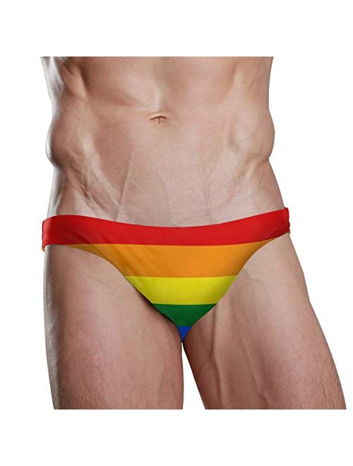 Sexy Swim Brief Bikini National Flag Beach Athletic Swimwear Briefs Sports