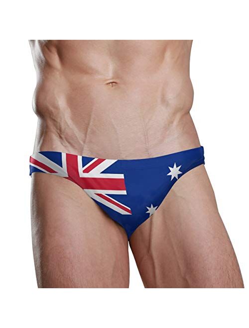 Sexy Swim Brief Bikini National Flag Beach Athletic Swimwear Briefs Sports