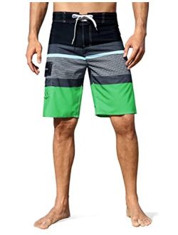 ninovino Men's Sportwear Swim Trunks Quick Dry Board Shorts with Lining