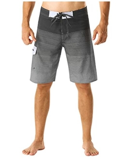 ninovino Men's Sportwear Swim Trunks Quick Dry Board Shorts with Lining