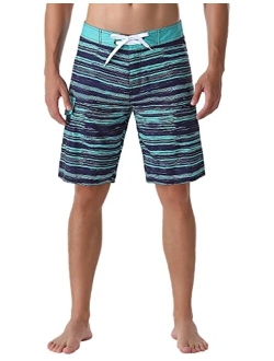 ninovino Men's Sportwear Swim Trunks Quick Dry Board Shorts with Lining