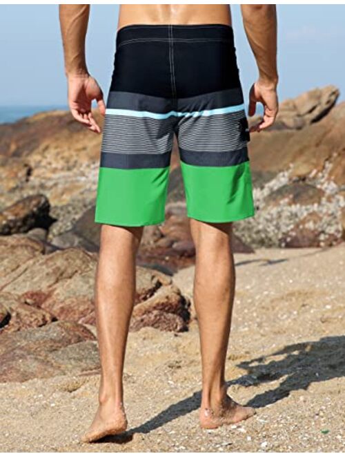 ninovino Men's Sportwear Swim Trunks Quick Dry Board Shorts with Lining