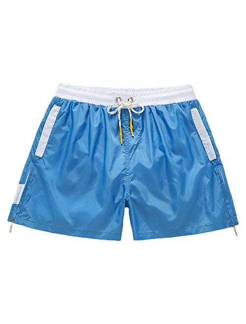 JESSIVO Mens Swim Trunks Short Quick Dry Bathing Suit Mesh Lining Swim Shorts