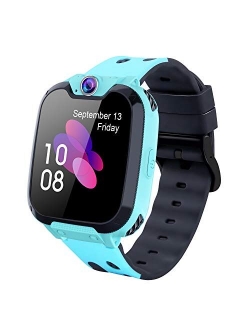 Kids Smart Watch for Boys Girls - HD Touch Screen Sports Smartwatch Phone with Call Camera Games Recorder Alarm Music Player for Children Teen Students