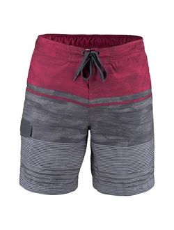 US Apparel Men's Micro Fiber Squirly Swim Trunks