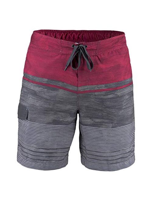 US Apparel Men's Micro Fiber Squirly Swim Trunks