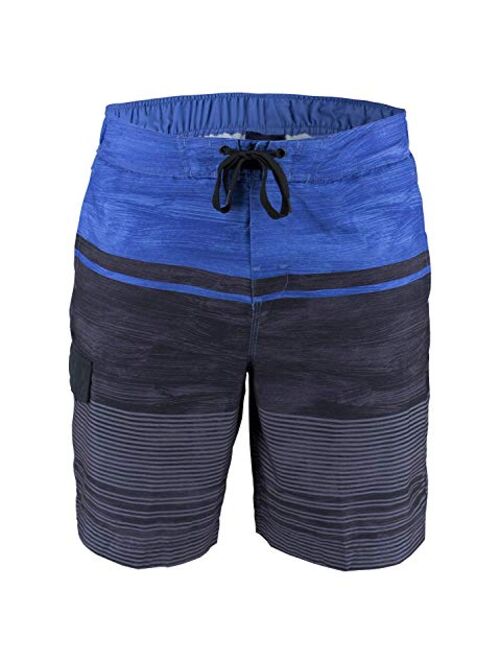 US Apparel Men's Micro Fiber Squirly Swim Trunks