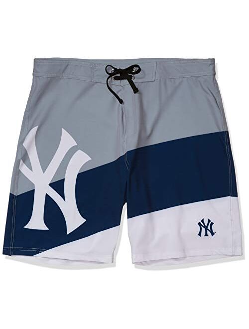 FOCO Men's Cropped Logo Colorblock Boardshort