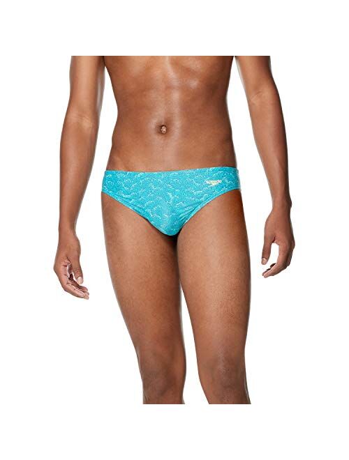 Speedo Men's Swimsuit Brief Creora Highclo Printed