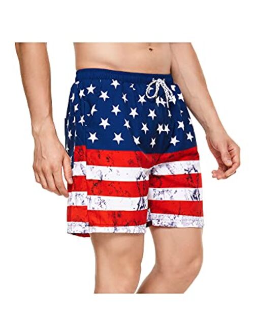 Century Star Mens Swim Trunks Quick Dry Swim Shorts Beachwear for Men Summer Holiday