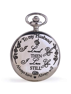 Classical Pocket Watch Retro Steampunk Cartoons Quartz Watch