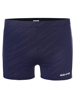 Srnfean Men's Athletic Swim Jammers PBT Durable Training Swimsuit