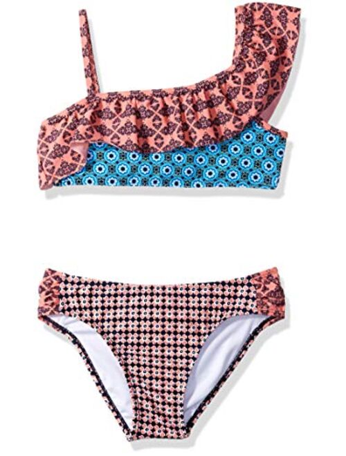 Jessica Simpson Girls' 2-Piece Bikini Swimsuit Set