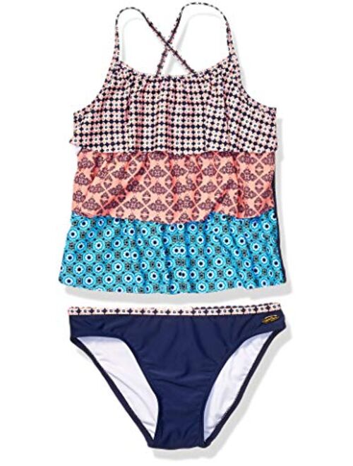 Jessica Simpson Girls' 2-Piece Bikini Swimsuit Set