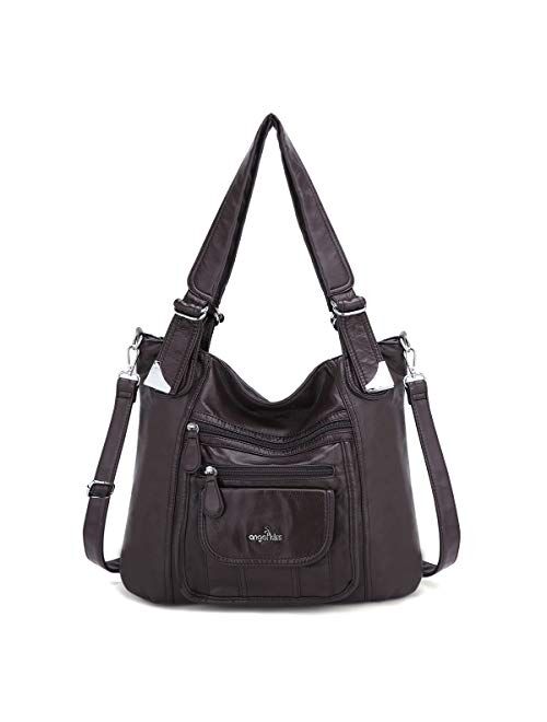 Angel Kiss Hobo Bags for Women Faux Leather Shoulder Purse