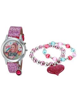 JoJo Siwa Girls' Quartz Watch with Rubber Strap, Multicolor, 13 (Model: JOJ40050AZ)