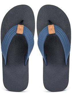 MAIITRIP Men's Soft Comfort Flip Flops(Size:7-15)