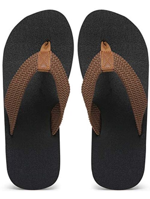 MAIITRIP Men's Soft Comfort Flip Flops(Size:7-15)