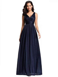 Women's Ruched Empire Wasit Bridesmaid Dresses 7764