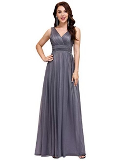 Women's Ruched Empire Wasit Bridesmaid Dresses 7764