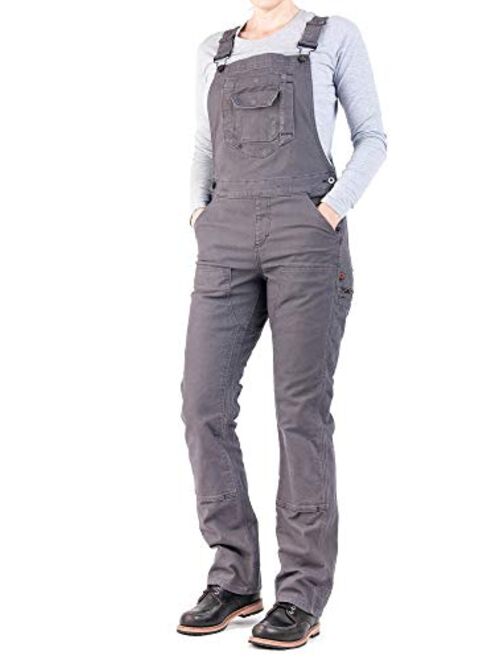 Dovetail Women's Workwear Freshley Overall Cotton Stretch Denim