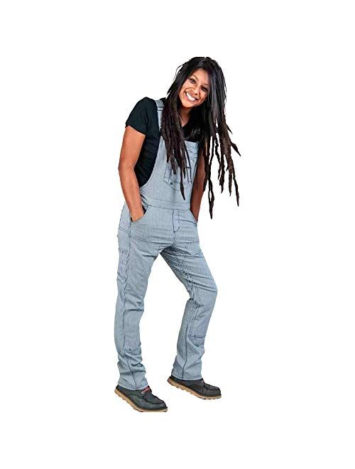 Dovetail Women's Workwear Freshley Overall Cotton Stretch Denim