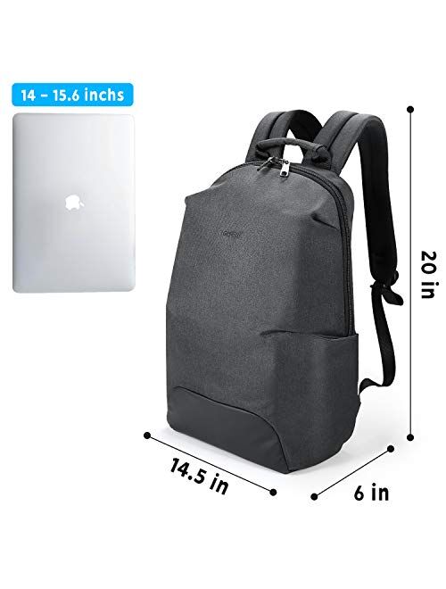 Backpack Travel Laptop Backpacks, Tigernu Business Anti Theft Slim Durable Backpack with USB Charging Port, Waterproof College School Computer Bag Gifts for Men & Women(F