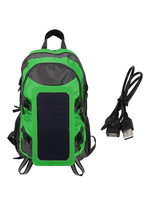 Emoshayoga Camping Backpack Reusable Waterproof Solar Panel Charger Outdoor Backpack for Camping Hiking Fishing Riding