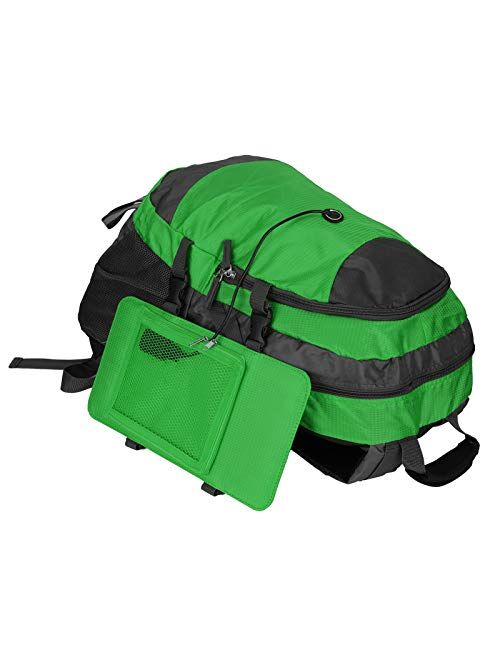 Emoshayoga Camping Backpack Reusable Waterproof Solar Panel Charger Outdoor Backpack for Camping Hiking Fishing Riding