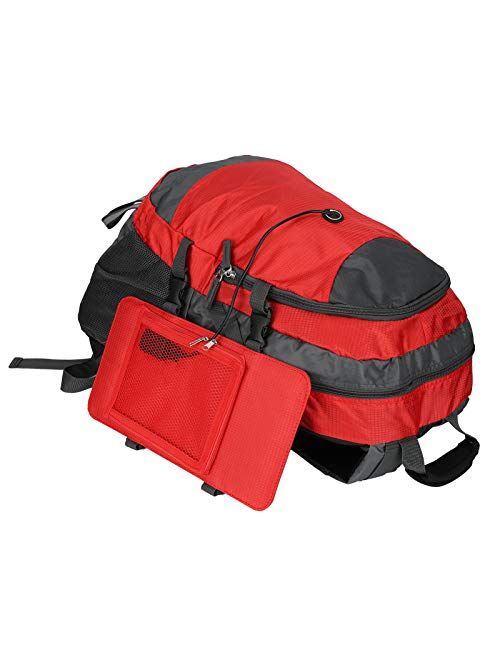 Emoshayoga Camping Backpack Reusable Waterproof Solar Panel Charger Outdoor Backpack for Camping Hiking Fishing Riding