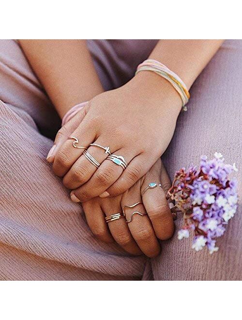 Pura Vida Rose Gold Coated Wave Ring - Gold Plated .925 Sterling Silver - Size 8