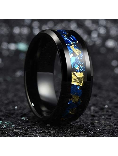 King Will Classic 6mm/8mm Tungsten Carbide Ring Wedding Band for Men Women Engagement Ring Comfort Fit