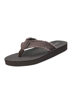 NORTIV 8 Men's Thong Flip Flops Sandals Comfortable Light Weight Beach Sandal