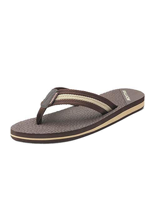 NORTIV 8 Men's Thong Flip Flops Sandals Comfortable Light Weight Beach Sandal