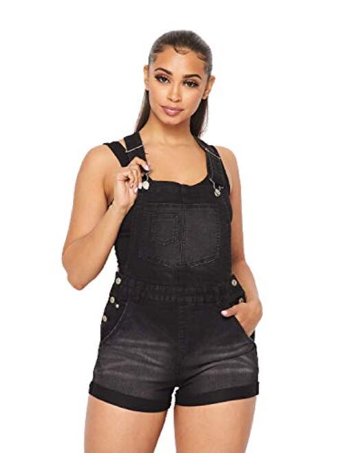 SOHO GLAM Women Regular Stretch Skinny Plus Size Casual Overalls Cotton Pants