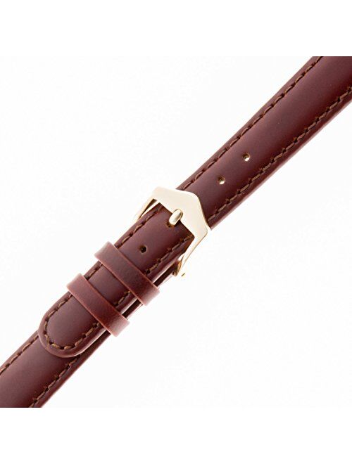 Gilden 10-14mm Water-Resistant Oilskin Leather Ladies Watch Strap MSW63