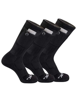 IQ TCK Performance Zip Pocket Crew Socks Stash & Dash Men Women