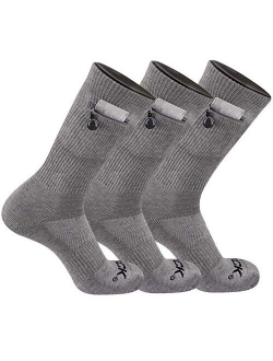 IQ TCK Performance Zip Pocket Crew Socks Stash & Dash Men Women