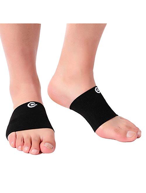 Doc Miller Premium Arch Compression Sleeves 1 Pair Perfect Option to Our Plantar Fasciitis Socks - for Plantar Fasciitis Pain Relief and Treatment for Everyday Use with A