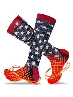 Upgraded Heated Socks Men Women Rechargeable Battery Powered Electric Warm Socks