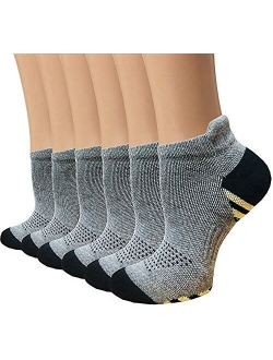 Copper Compression Socks Women and Men - Circulation Arch Support Plantar Fasciitis Ankle Socks For Athletic & Running