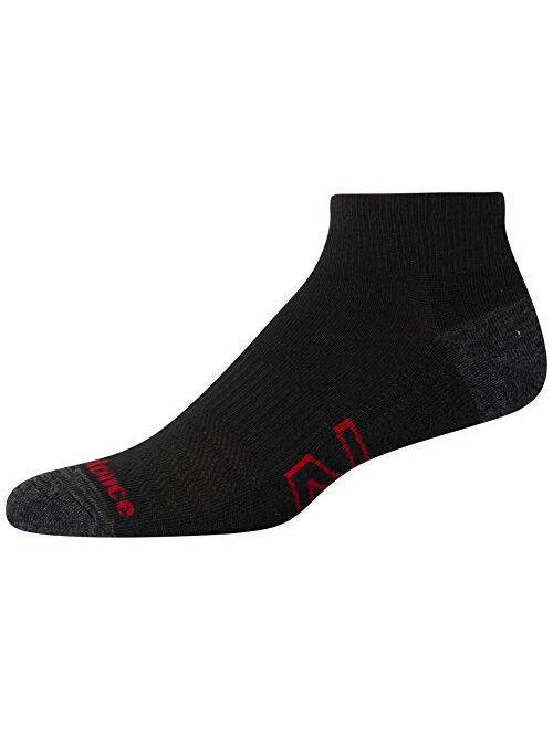 New Balance Men's Athletic Arch Compression Cushion Comfort Quarter Socks (12 Pack)