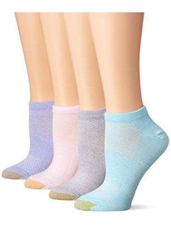 Women's No Show Sport Socks with Arch Support, 6 Pairs